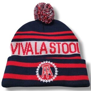 Barstool Sports Beanie Cap OSFM Viva La Stool Pom Beanie Hat OS New Without T